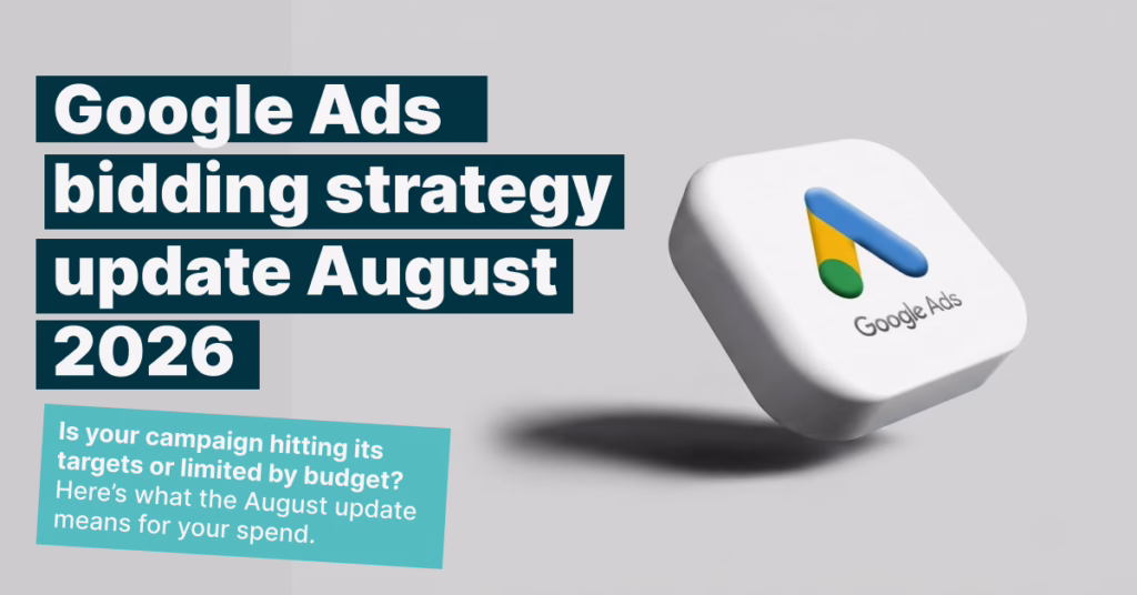 Google Ads Bidding Strategy Update